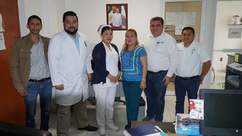 Reunión de trabajo en el municipio de Calakmul