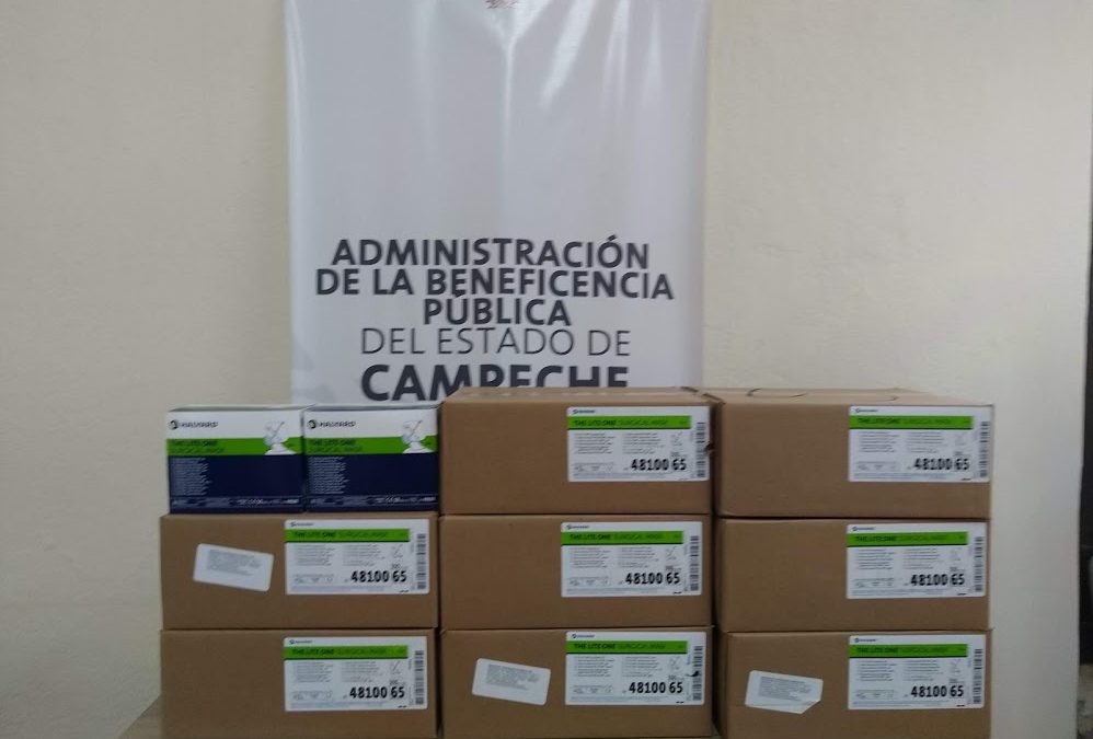 Donación de 2,500 cubrebocas al Hospital «Dr. Manuel Campos»