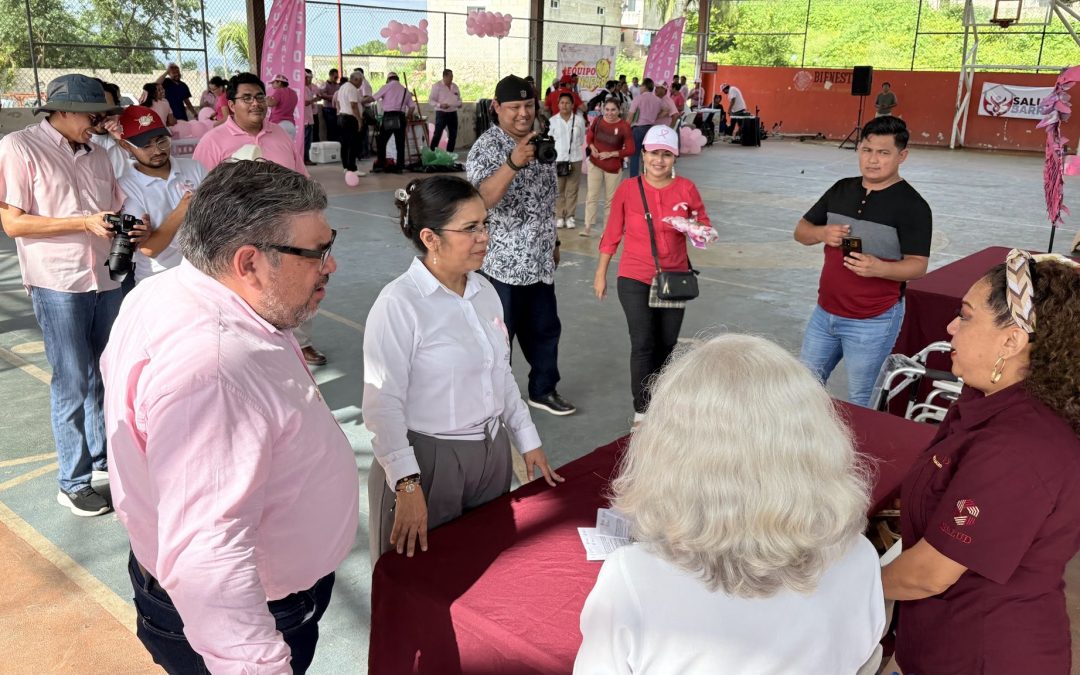 Asistencia a evento «Salud en tu barrio» en la colonia Marañón